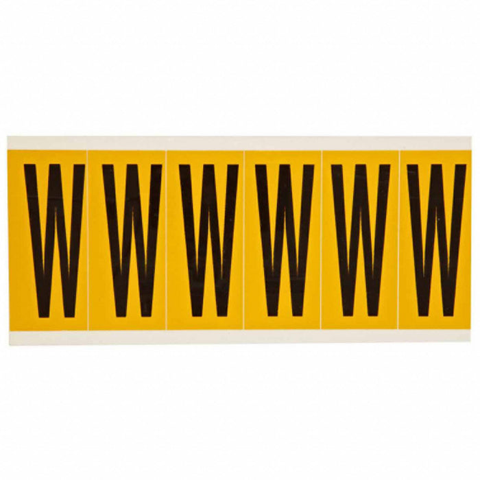LetterLabel Vinyl 3-1/2inH 1-1/2inW
