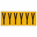LetterLabel Vinyl 3-1/2inH 1-1/2inW
