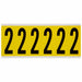 NumberLabel Vinyl 3-1/2inH 1-1/2inW