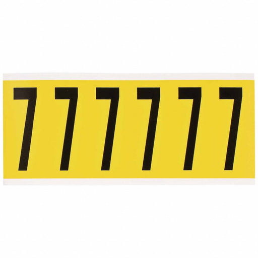 NumberLabel Vinyl 3-1/2inH 1-1/2inW