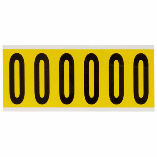 Letter Label O 1-1/2 in W x 3-1/2 in H