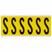 LetterLabel Vinyl 3-1/2inH 1-1/2inW