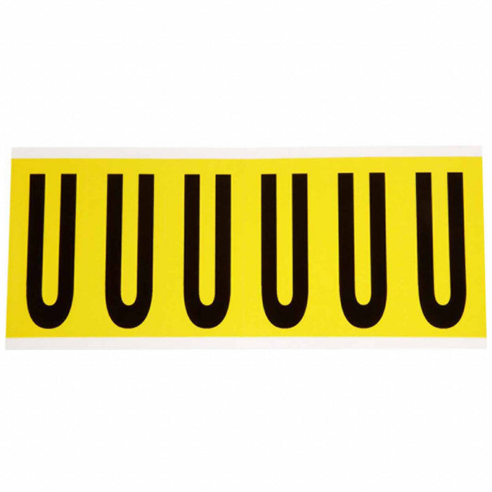 LetterLabel Vinyl 3-1/2inH 1-1/2inW