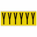 Letter Label Y 1-1/2 in W x 3-1/2 in H