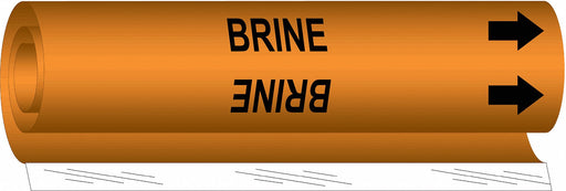 Pipe Marker Brine 26 in H 12 in W