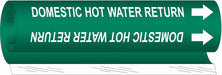 Pipe Mrkr Domestic Hot Watr Return 5in H