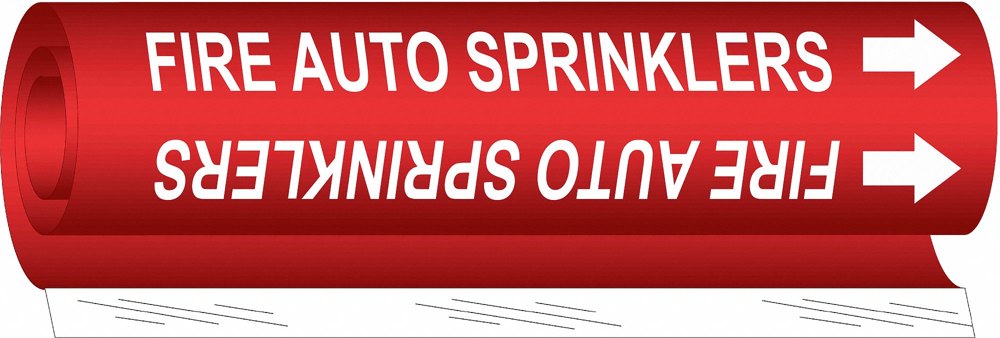 Pipe Mrkr Fire Auto Sprnklrs 5in H 8in W