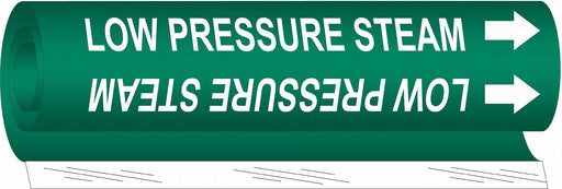 Pipe Mrkr Low Pressure Steam 5in H 8in W