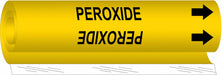 Pipe Marker Peroxide 5 in H 8 in W