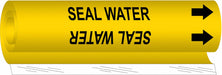 Pipe Marker Seal Water 5 in H 8 in W