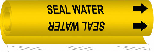 Pipe Marker Seal Water 5 in H 8 in W