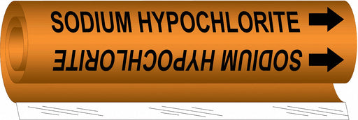 Pipe Mrkr Sdium Hypochlorite 5in H 8in W