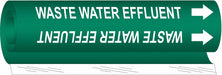 Pipe Mrkr Waste Water Efflnt 5in H 8in W