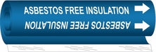 Pipe Mrkr Asbestos Free Insulation 9in H