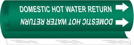 Pipe Mrkr Domestic Hot Watr Return 9in H