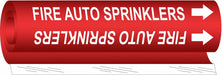 Pipe Mrkr Fire Auto Sprnklrs 9in H 8in W