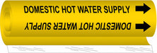 Pipe Marker Domestic Hot Water Supply