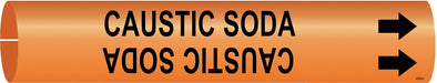 Pipe Marker Caustic Soda 7/8in H 7/8in W
