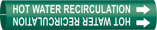Pipe Marker Hot Water Recirculation