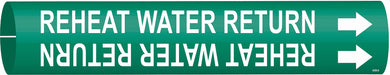 Pipe Marker Reheat Water Supply