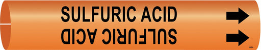 Pipe Mrkr Sulfric Acid 13/16in H 4/5in W