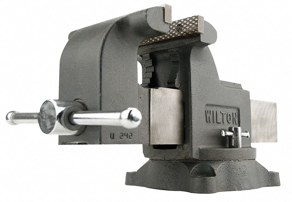 Combination Vise Serrated Jaw 8 7/16 L