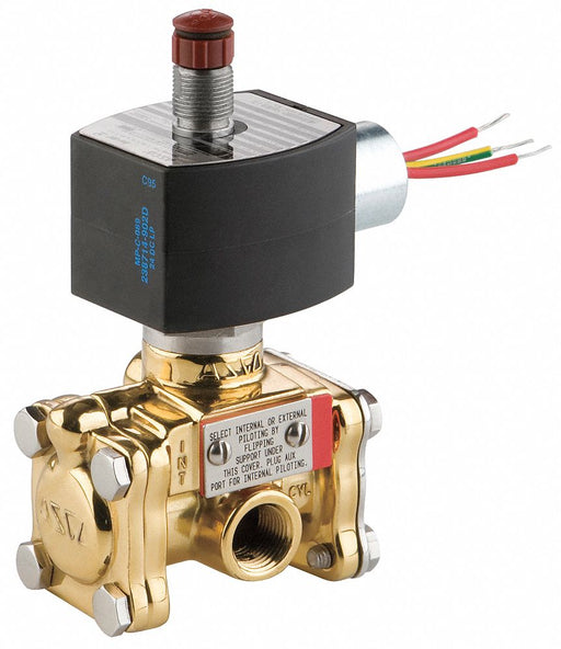 Solenoid Valve Brass NC Air Inert Gas