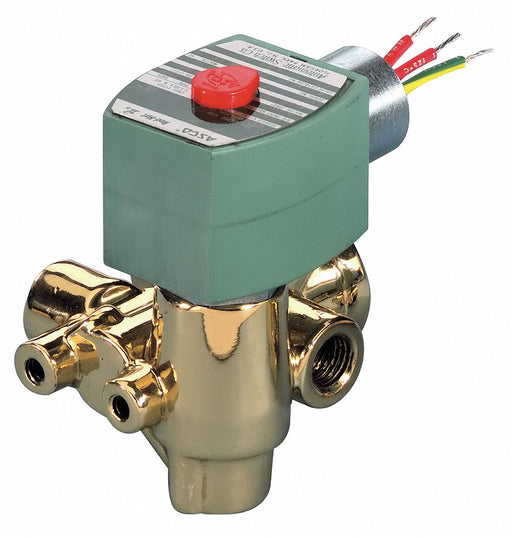 Solenoid Valve Brass NC Air Inert Gas