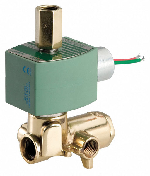 Solenoid Valve with ManualOperator Brass