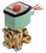 Solenoid Valve with ManualOperator Brass