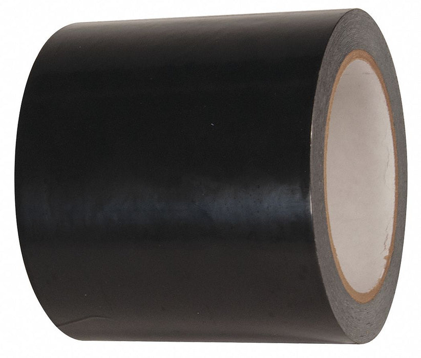Floor Tape Black 4 inx216 ft Roll PK2