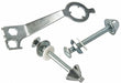 Sign Mounting Brackets Kit Silver