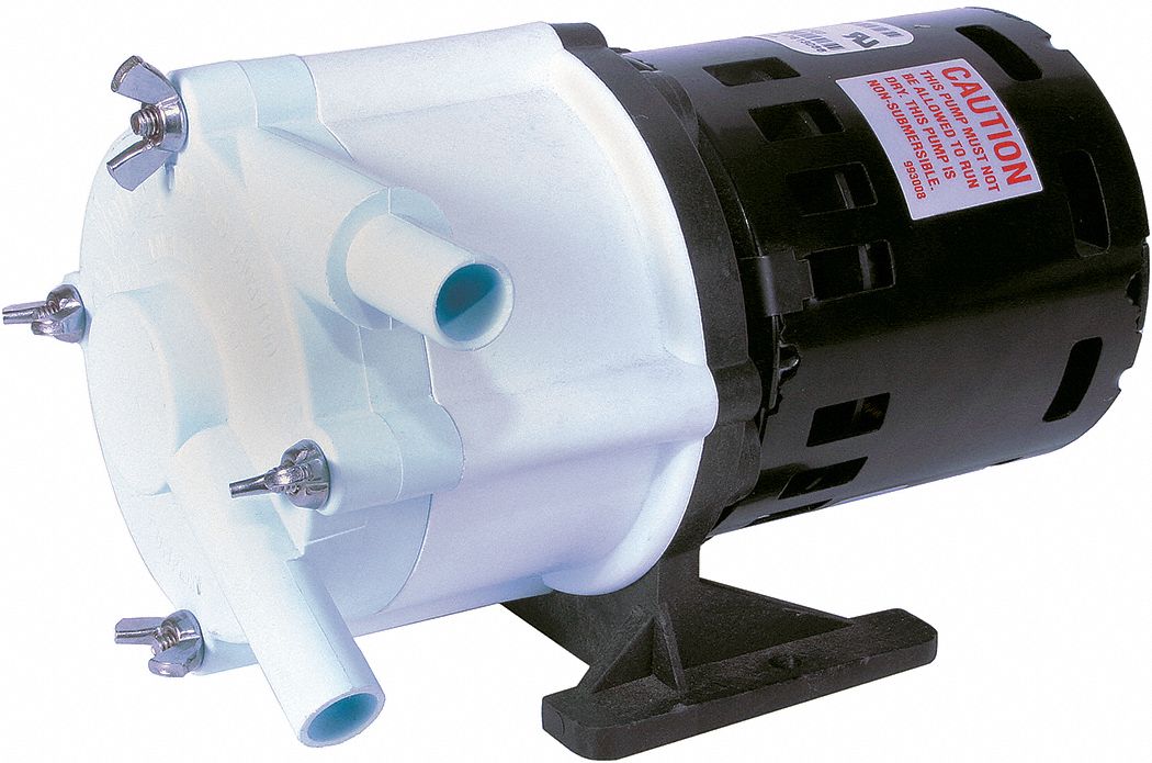 Magnt Drv Pmp 1/2in Hose 1/70hp Glss PP