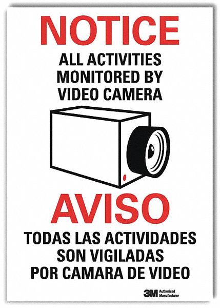Notice Sign 10inx7in Reflective Sheeting