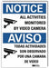 Notice Sign 14x10in Reflective Sheeting