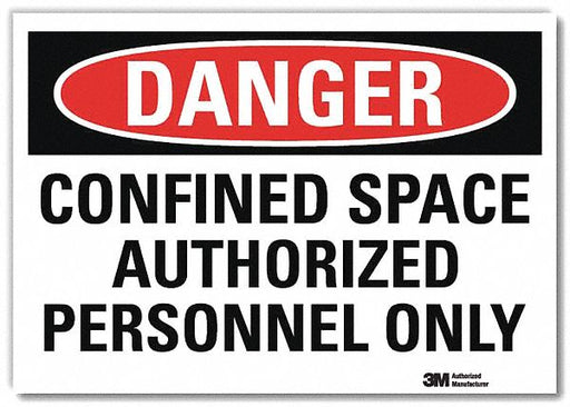 Danger Sign 7inx10in Reflective Sheeting