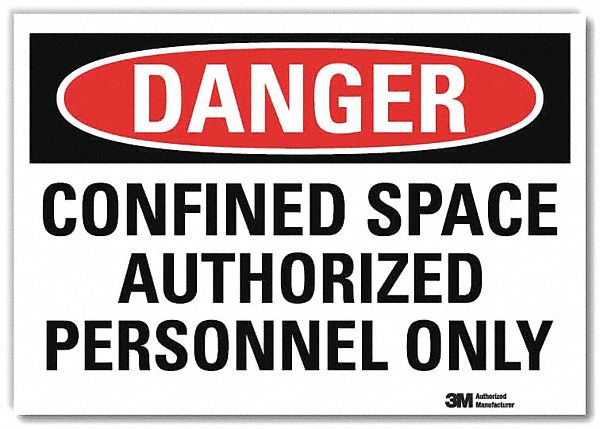 Danger Sign 7inx10in Reflective Sheeting