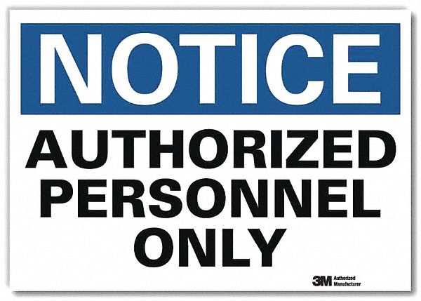 Notice Sign 7inx10in Reflective Sheeting