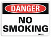 Danger Sign 7 inx10 in Plastic