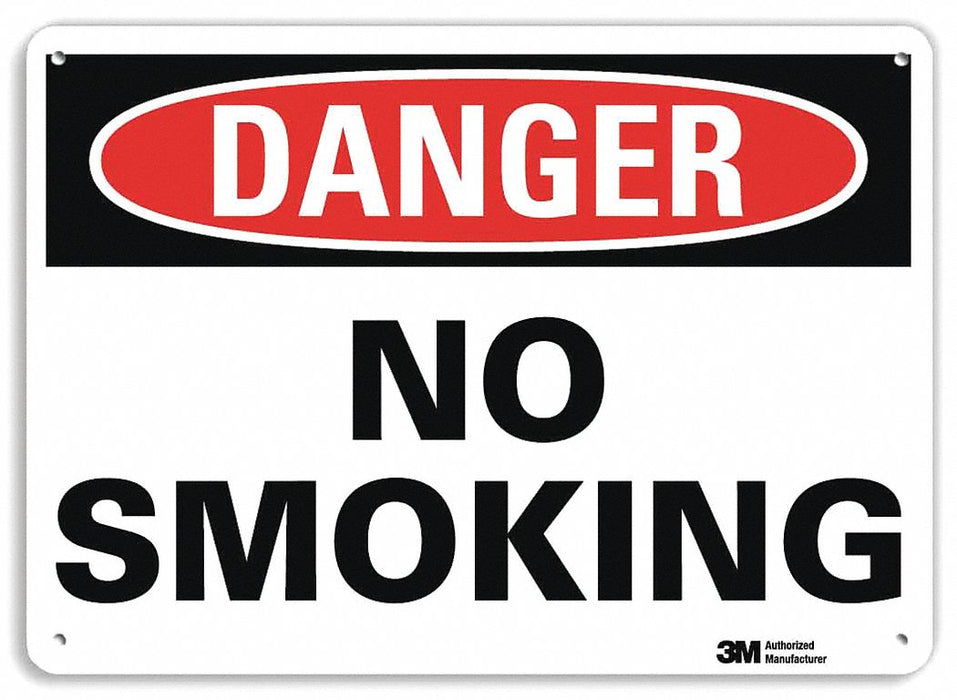 Danger Sign 7 inx10 in Plastic