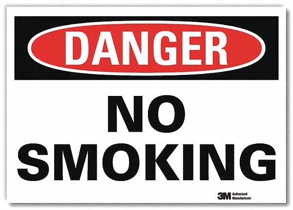 Danger Sign 5inx7in Reflective Sheeting