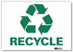 Recycling Sign 7x10in Rflctive Sheeting
