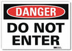 Danger Sign 7inx10in Reflective Sheeting