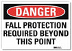 Danger Sign 7inx10in Reflective Sheeting