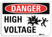 Danger Sign 7 inx10 in Plastic