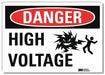 Danger Sign 10inx14in Reflctv Sheeting
