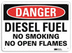 Danger Sign 10 inx14 in Aluminum