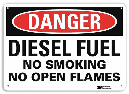 Danger Sign 7 inx10 in Plastic