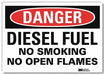 Danger Sign 10inx14in Reflctv Sheeting