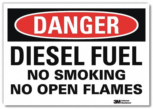 Danger Sign 7inx10in Reflective Sheeting